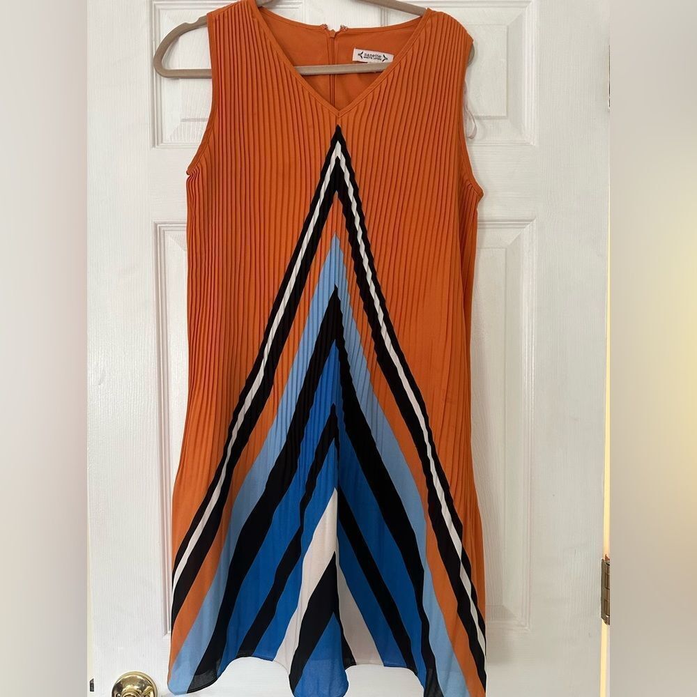 Nannete Lepore crepe chiffon dress